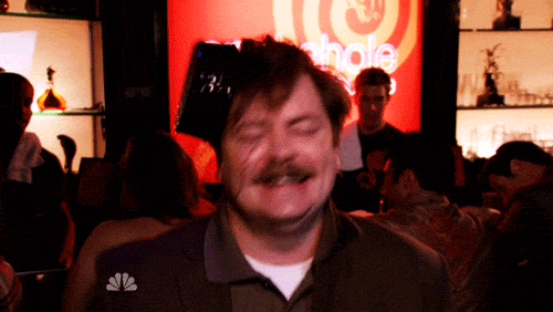 Parks and Rec Ron dancing gif.