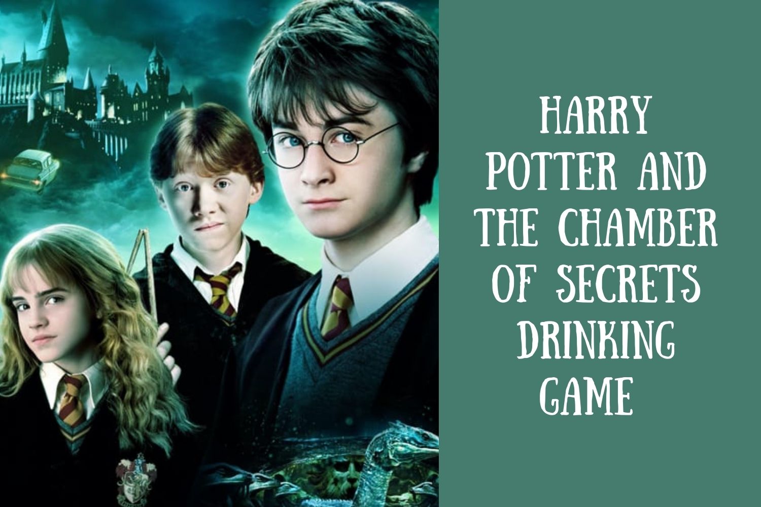 harry potter chamber of secrets drinking game