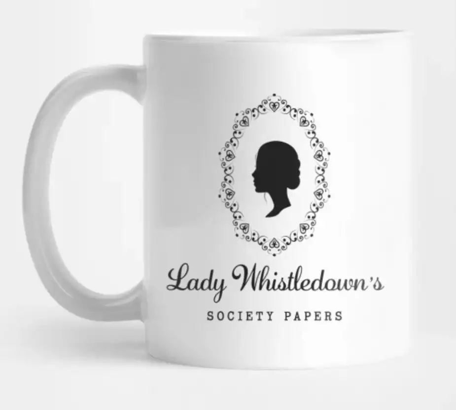 Bridgerton Mug: Lady Whistledown's Society Papers